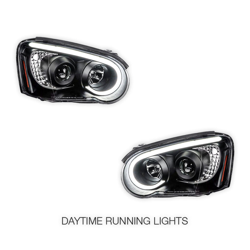 Subaru Impreza GD WRX Blob Eye (2003 - 2005) LED Projector Headlights LH + RH