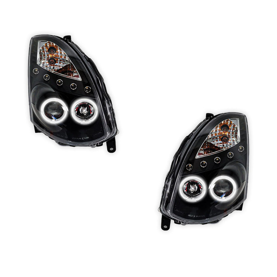 Nissan Skyline V35 350GT Coupe (2001 - 2007) Angel Eyes Projector Headlights LH + RH