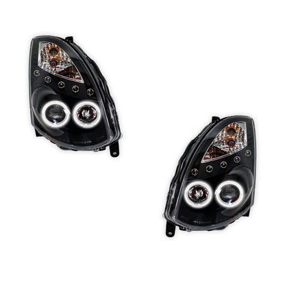 Infiniti G35 Coupe (2001 - 2007) Angel Eyes Projector Headlights LH + RH