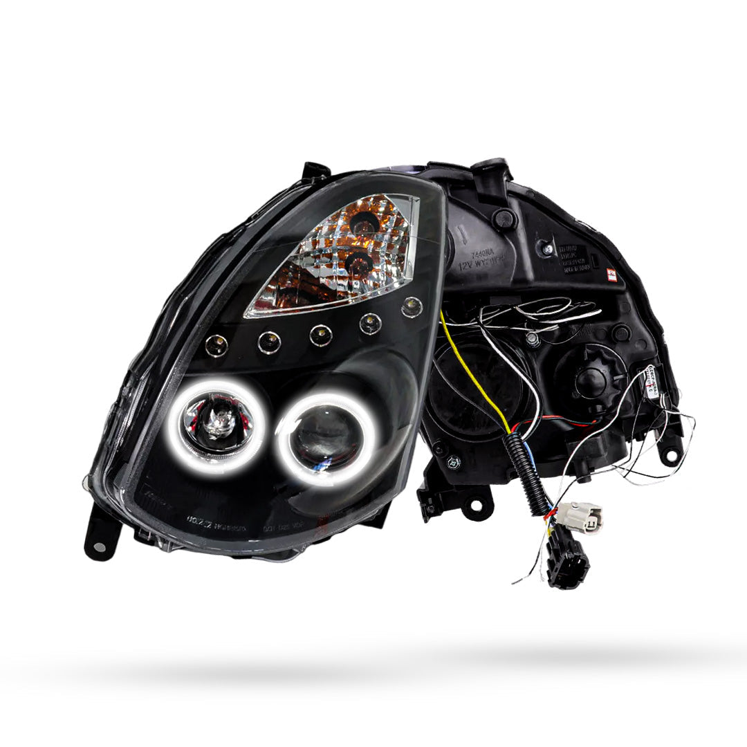 Nissan Skyline V35 350GT Coupe (2001 - 2007) Angel Eyes Projector Headlights LH + RH