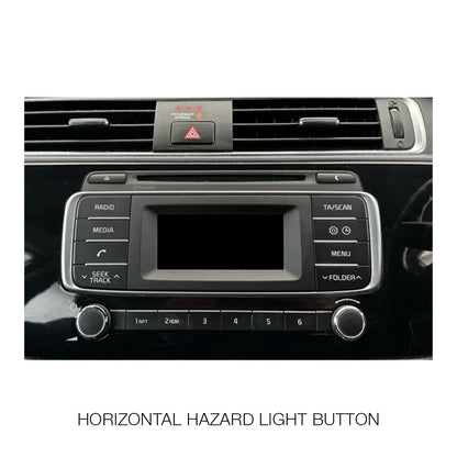 Kia Rio UB (2012 - 2014) 9" 13.3" Wireless Android 16 Head Unit for Apple CarPlay / Android Auto Horizontal Hazard Light Button