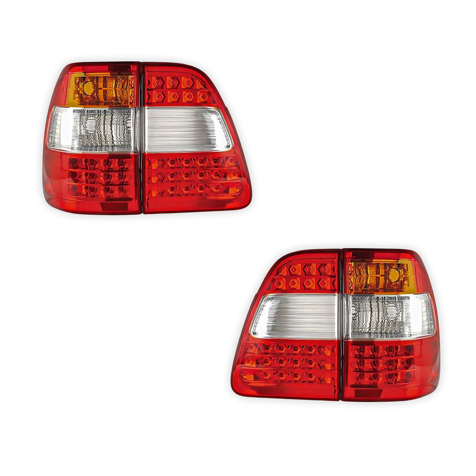 Toyota LandCruiser 100 Series (2005 - 2007) Inner and Outer Tail Lights LH + RH