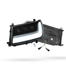Toyota LandCruiser 100 Series (2005 - 2007) Sequential Full LED DRL Projector Headlights LH + RH