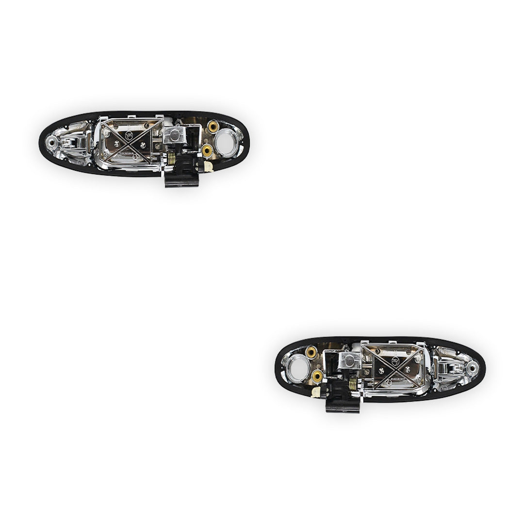 Toyota LandCruiser 100 Series (1998 - 2007) Front Full Chrome Outer Door Handles LH + RH