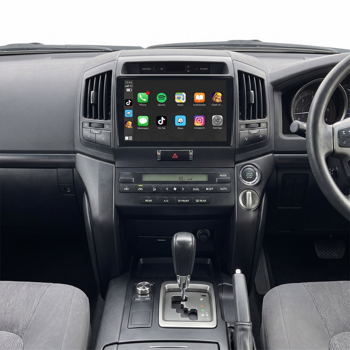 Toyota LandCruiser 200 Series (2007 - 2015) 9" 13.3" Wireless Android 16 Head Unit for Apple CarPlay / Android Auto