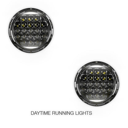 Holden Kingswood HK / HT / HG / HQ / HJ / HX / HZ (1968 - 1985) 7" Round LED Headlights LH + RH