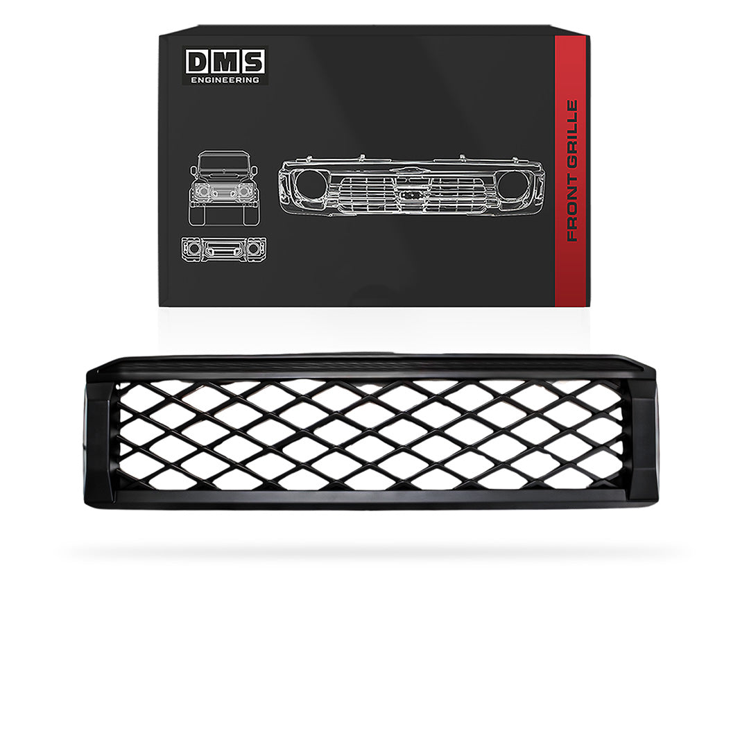 Toyota LandCruiser 76 / 78 / 79 Series (2007 - 2023) Matte Black Mesh Grille