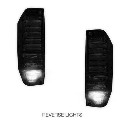 Toyota LandCruiser 70 / 76 Series (1984 - 2007) Smoked LED Tail Lights LH + RH