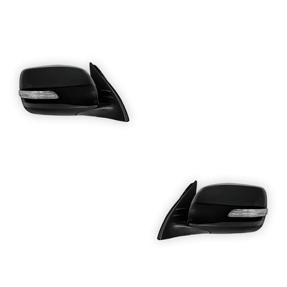 Toyota LandCruiser Prado 150 Series (2009 - 2013) Black Electric Door Mirrors