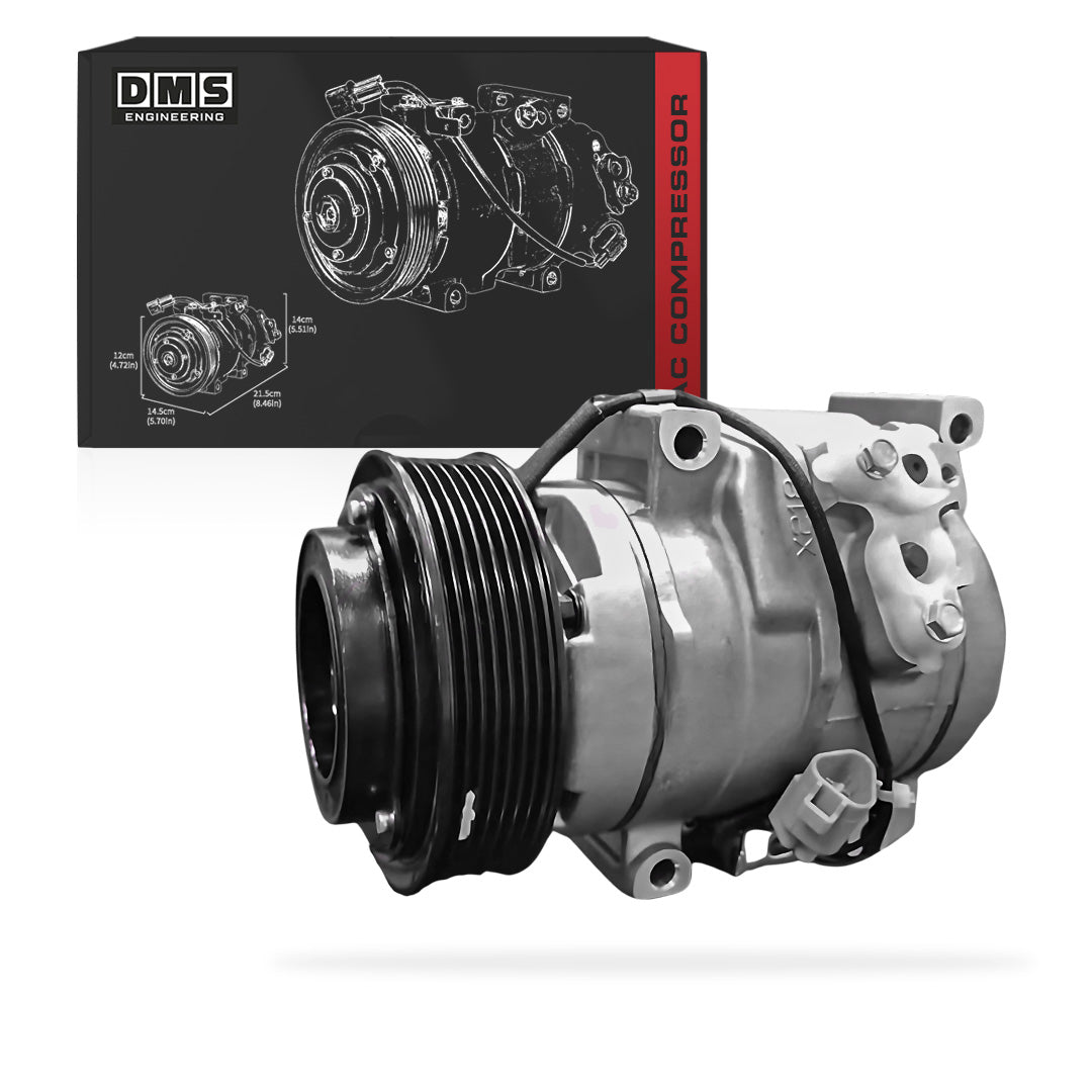 Toyota HiAce H200 (2004 - 2019) 2.5L / 3.0L AC Compressor + Clutch Assembly