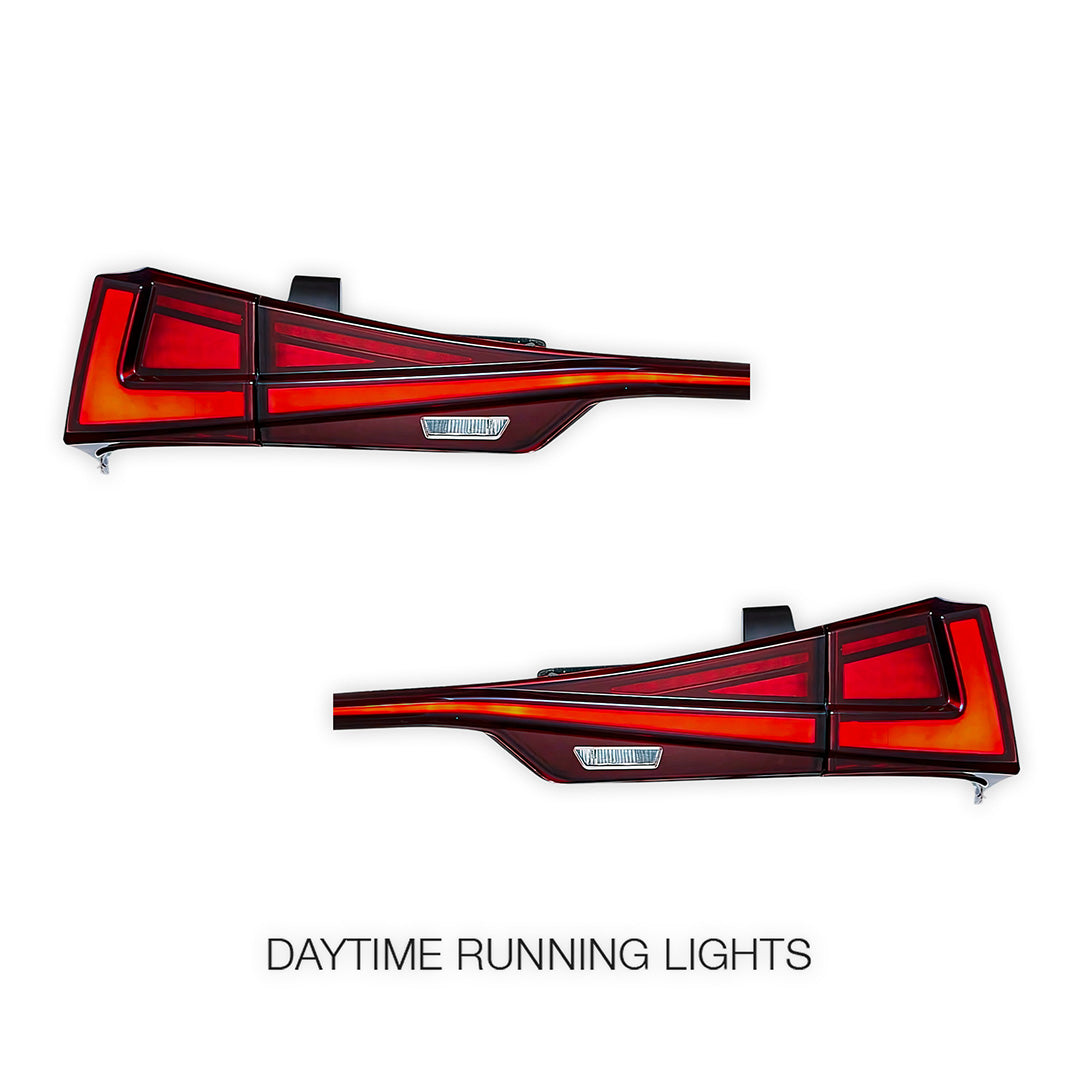 Lexus IS300h AVE30 (2014 - 2020) Sequential Red Full LED Tail Lights LH + RH