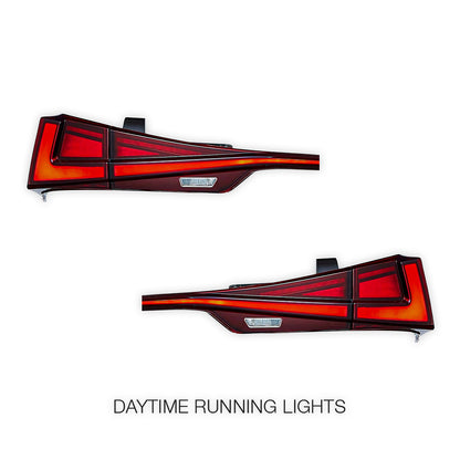 Lexus IS300h AVE30 (2014 - 2020) Sequential Red Full LED Tail Lights LH + RH