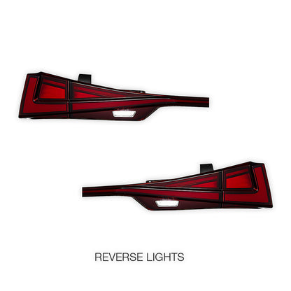 Lexus IS300h AVE30 (2014 - 2020) Sequential Red Full LED Tail Lights LH + RH