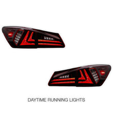 Lexus IS-F USE20 (2008 - 2015) Sequential Red Full LED Tail Lights LH + RH