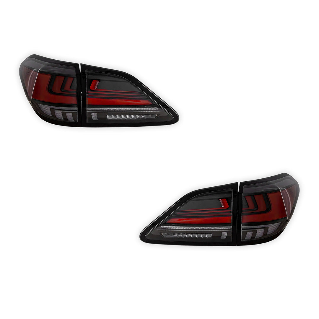 Lexus RX350 GGL15 (2012 - 2014) Sequential Red Smoked LED Tail Lights LH + RH