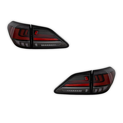 Lexus RX350 GGL15 (2012 - 2014) Sequential Red Smoked LED Tail Lights LH + RH