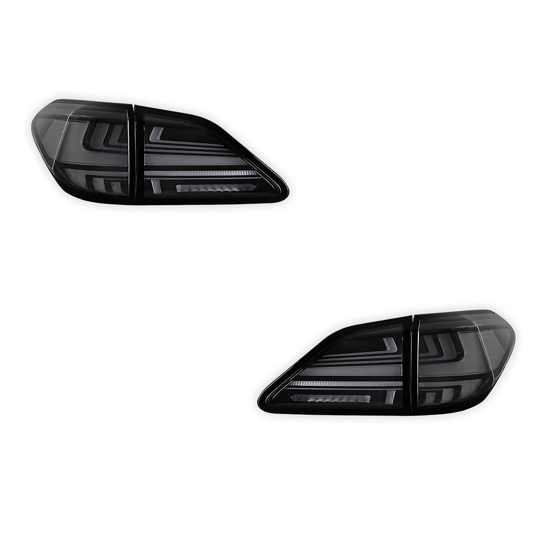 Lexus RX400h MHU38 (2008) Sequential Black Smoked LED Tail Lights LH + RH