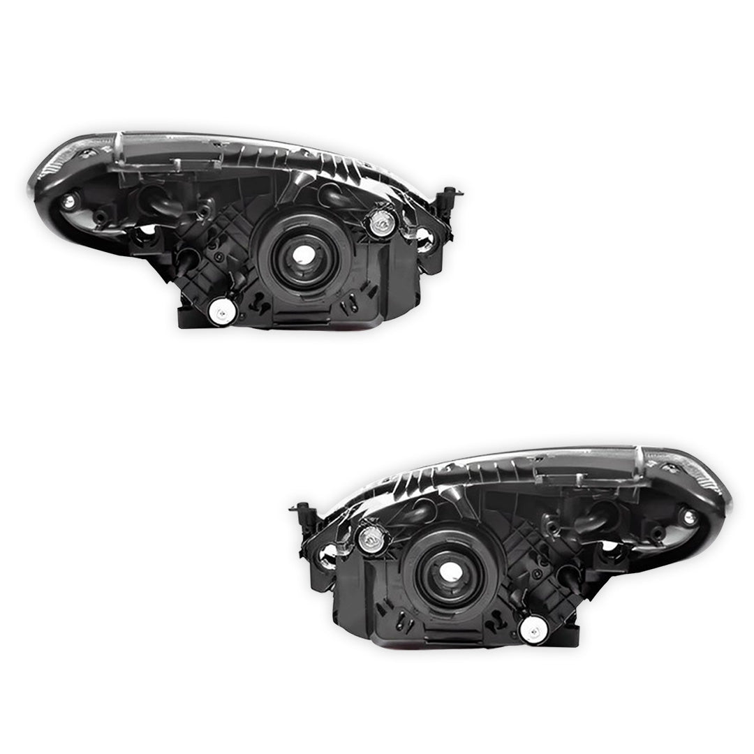 Mazda 2 Sedan / Hatch (2007 - 2014) Black OEM Style Headlights LH + RH