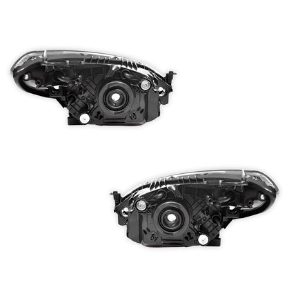 Mazda 2 Sedan / Hatch (2007 - 2014) Black OEM Style Headlights LH + RH