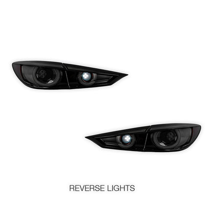 Mazda 3 Axela BM / BN (2014 - 2018) Sequential Smoked LED Tail Lights LH + RH