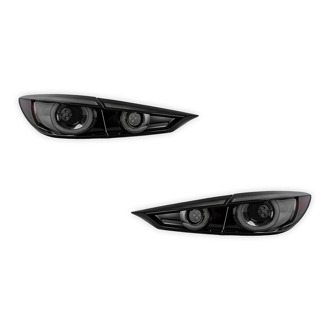Mazda 3 Axela BM / BN (2014 - 2018) Sequential Smoked LED Tail Lights LH + RH