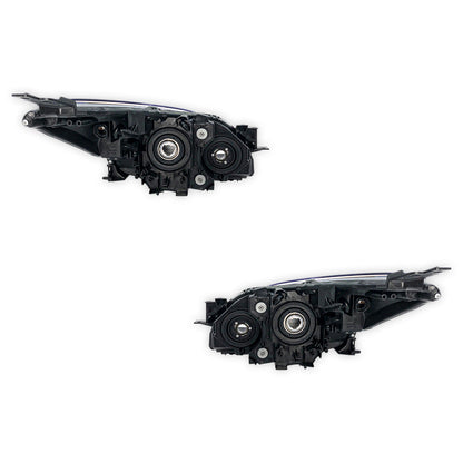 Mazda 3 BL Sedan / Hatch (2009 - 2013) Amber OEM Style Headlights LH + RH