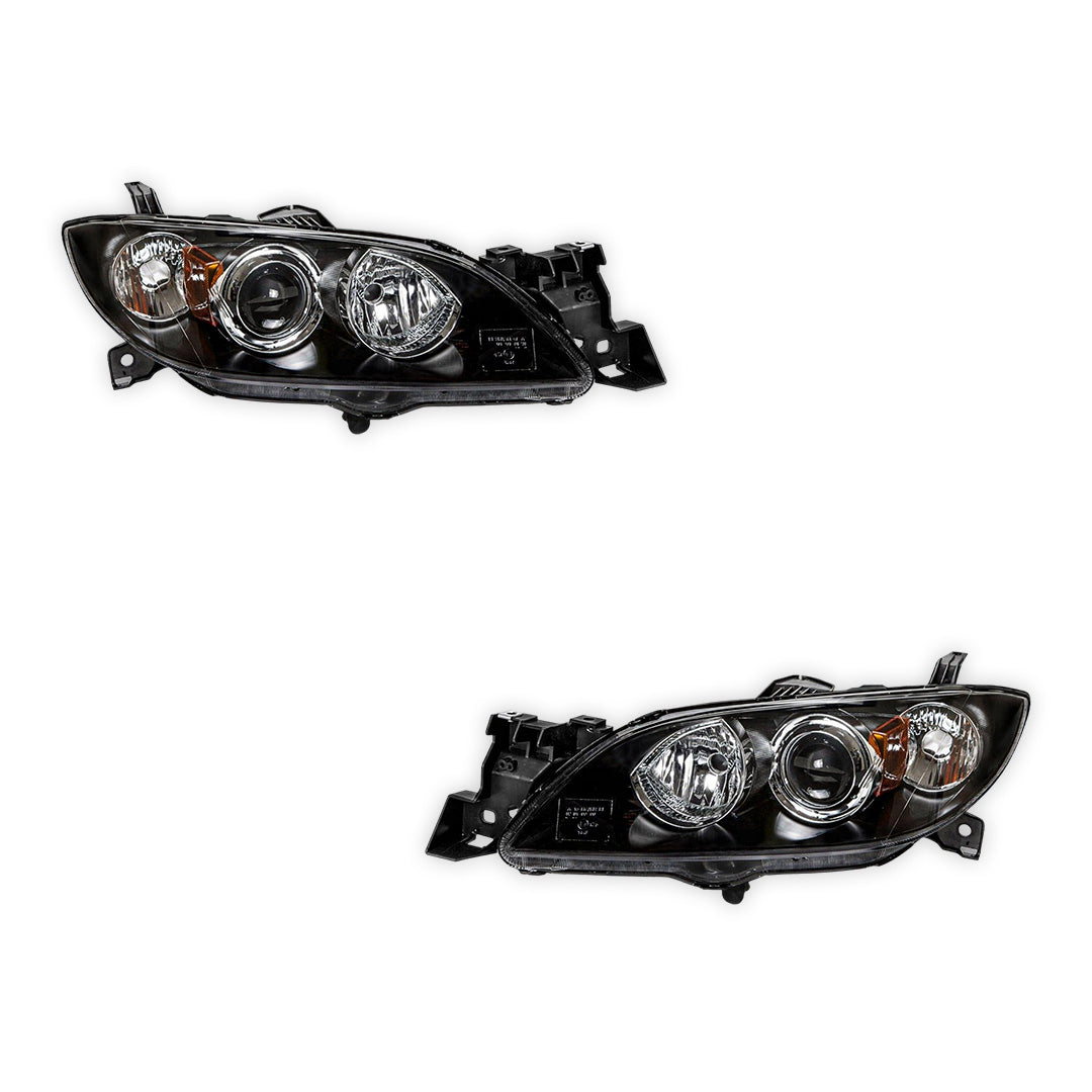 Mazda 3 BK Sedan (2003 - 2009) OEM Style Headlights LH + RH