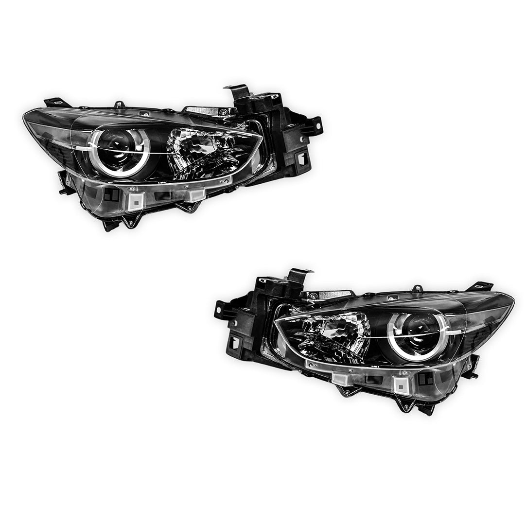 Mazda 3 BN Sedan / Hatch (2016 - 2019) Halogen Headlights LH + RH