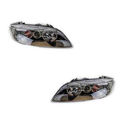 Mazda 6 GG GY Sedan / Hatch (2005 - 2008) Black OEM Style Headlights LH + RH