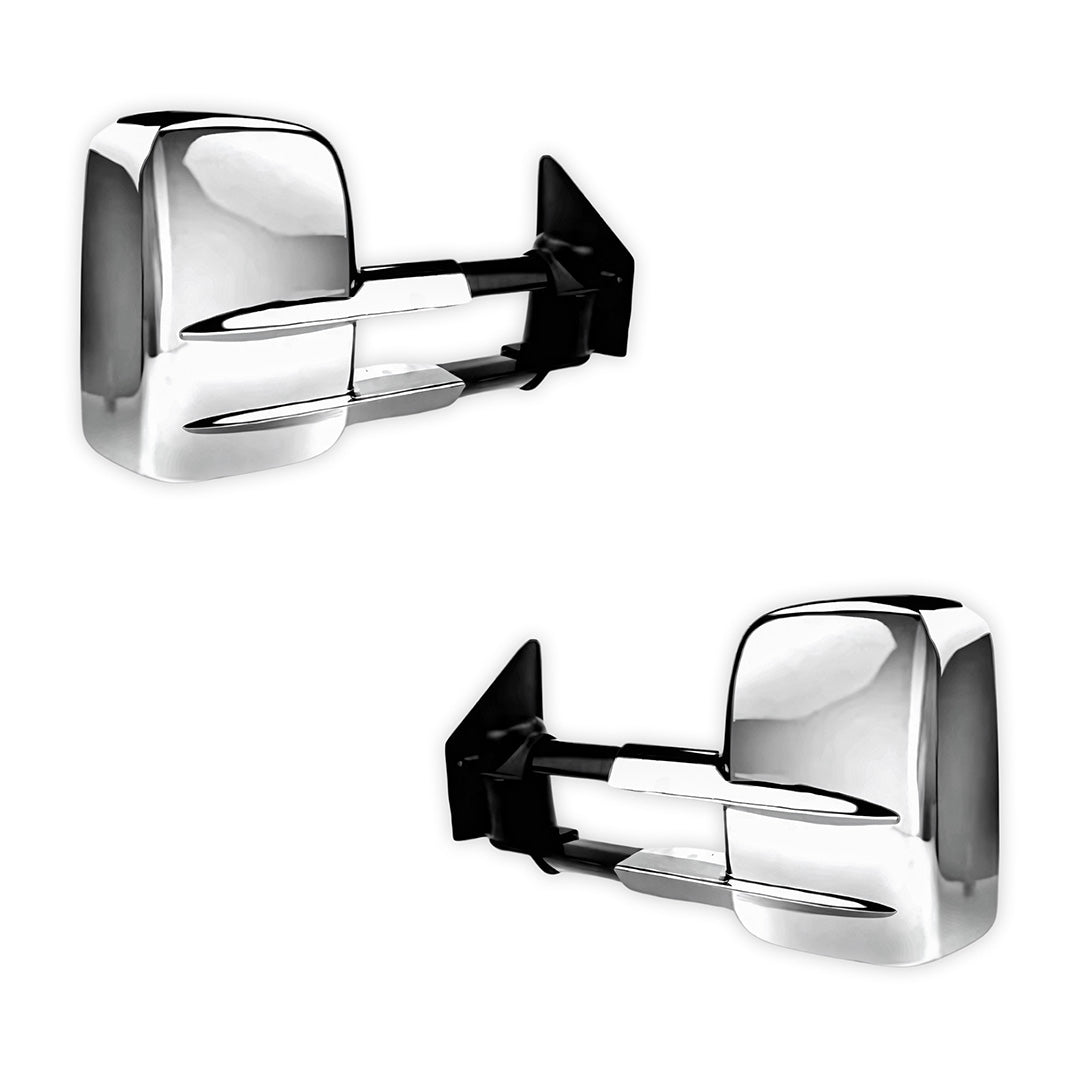 Mazda BT-50 UP / UR (2012 - 2019) Chrome Extendable Towing Side Mirrors
