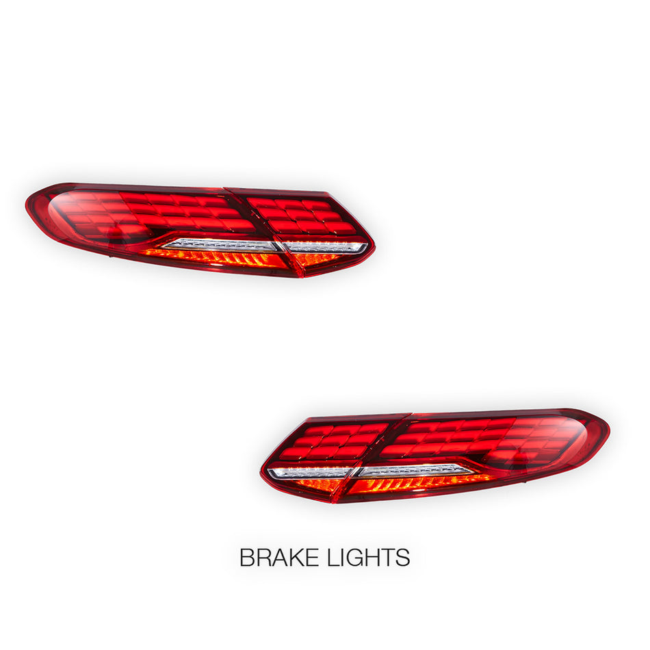 Mercedes-Benz C-Class W205 (2016 - 2021) Sequential Red LED Tail Lights LH + RH