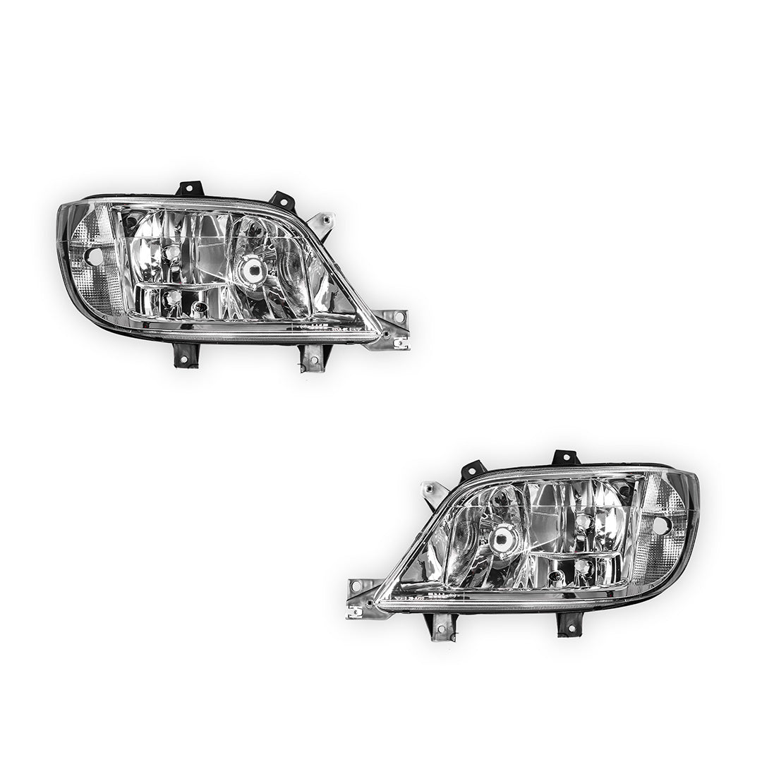 Mercedes-Benz Sprinter Van (2003 - 2006) Crystal Clear OEM Style Headlights LH + RH