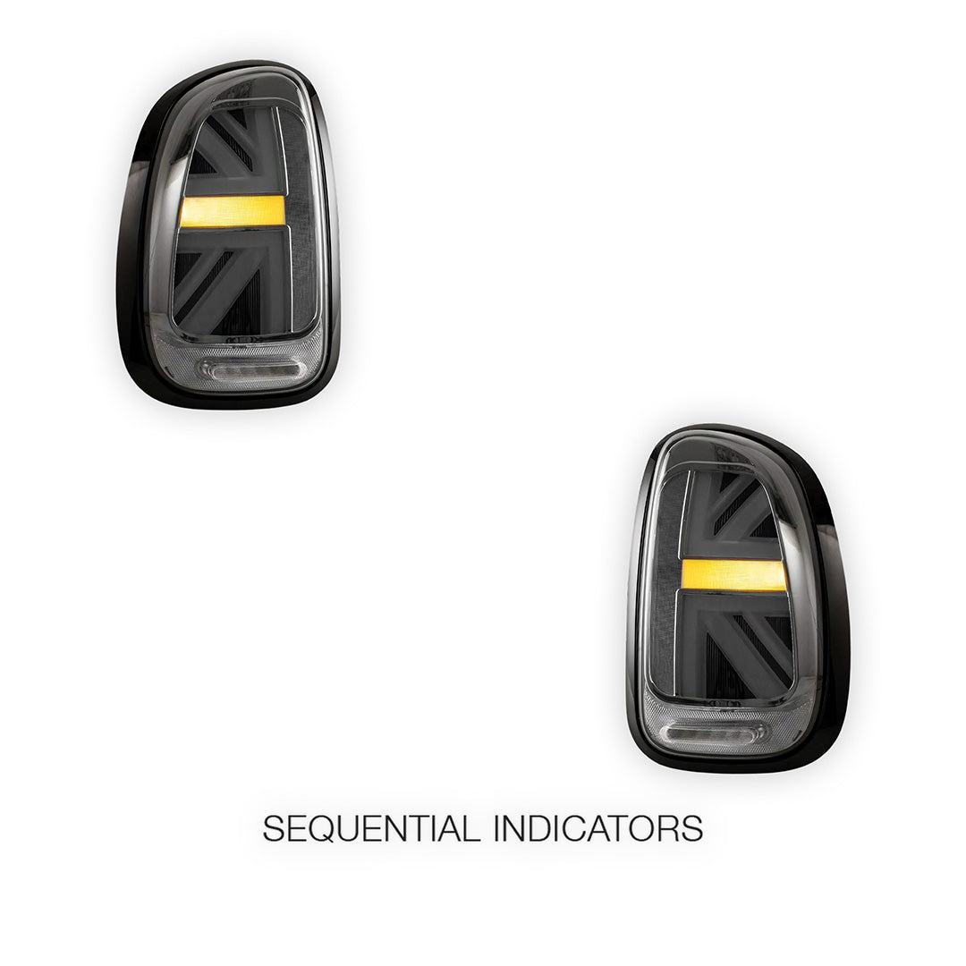 Mini Cooper Countryman R60 (2010 - 2016) Sequential Smoked LED Tail Lights LH + RH