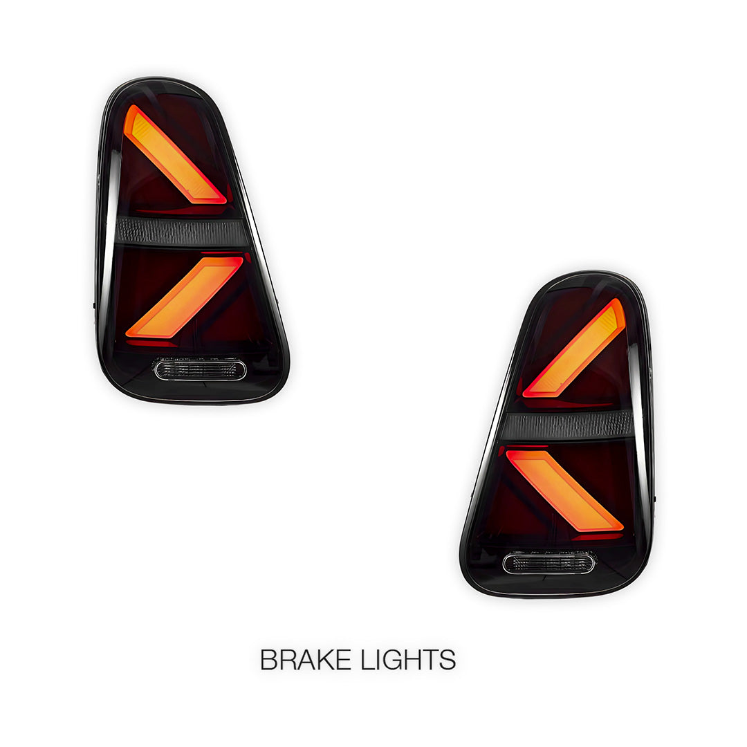 Mini Cooper R50 / R52 / R53 (2001 - 2006) Sequential Smoked Full LED Tail Lights LH + RH