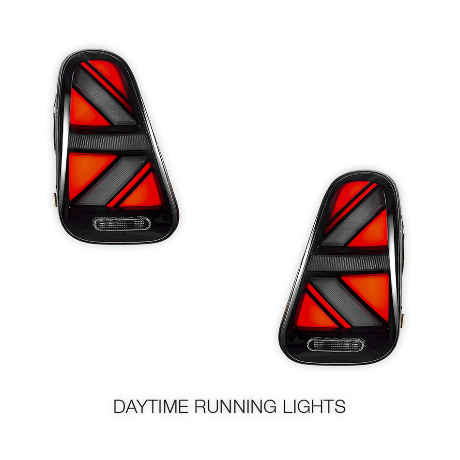 Mini Cooper R50 / R52 / R53 (2001 - 2006) Sequential Smoked Full LED Tail Lights LH + RH