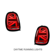 Mini Cooper F55 / F56 / F57 (2014 - 2018) Sequential Red Black LED Tail Lights LH + RH