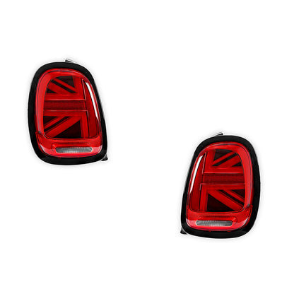 Mini Cooper F55 / F56 / F57 (2014 - 2018) Sequential Red Black LED Tail Lights LH + RH