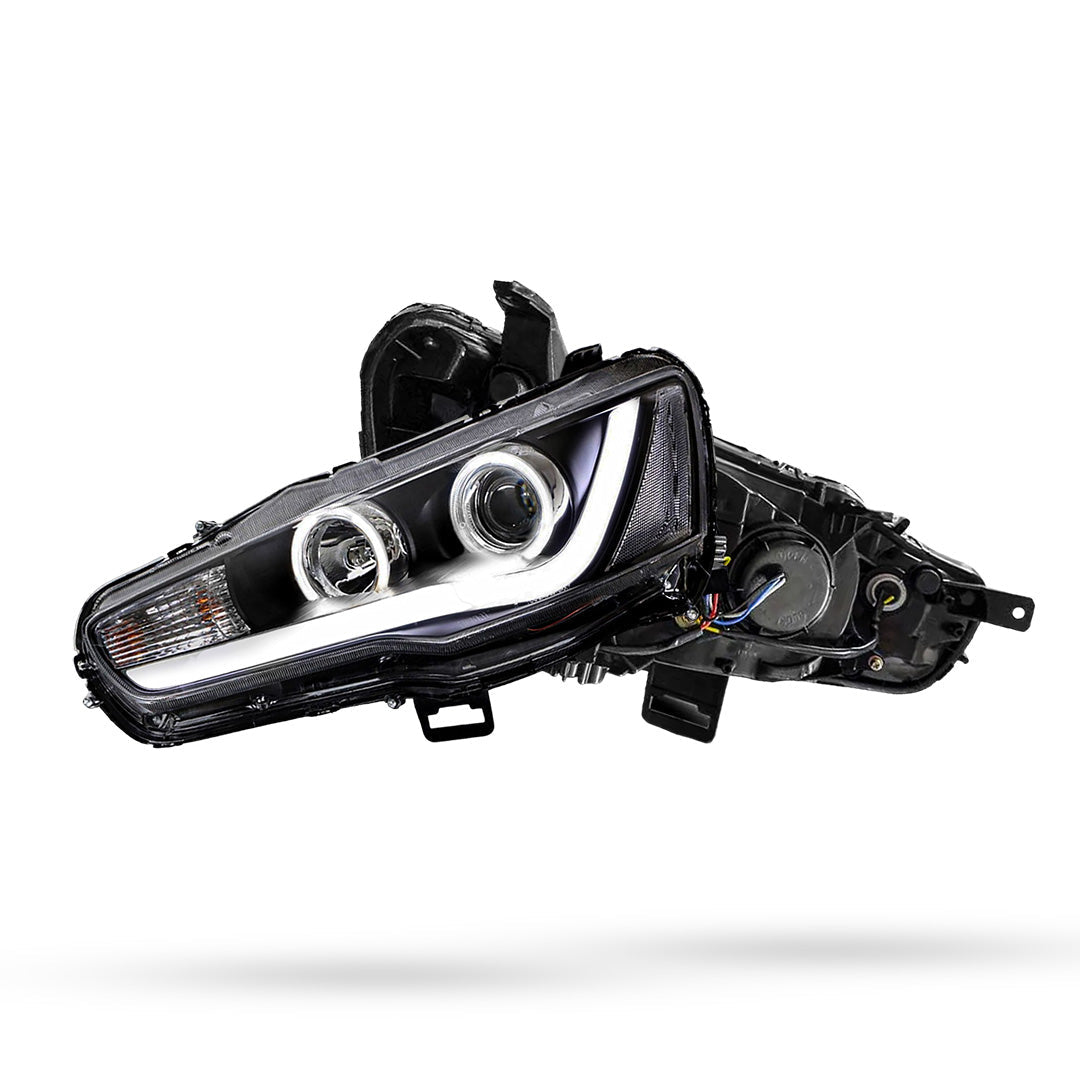 Lancer Evolution X CF CJ Aftermarket-Style Headlights