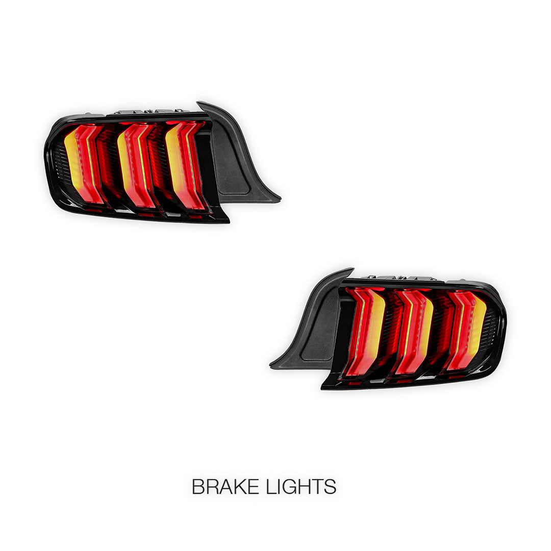 Ford Mustang FM / FN (2015 - 2021) Sequential Red Full LED Tail Lights LH + RH