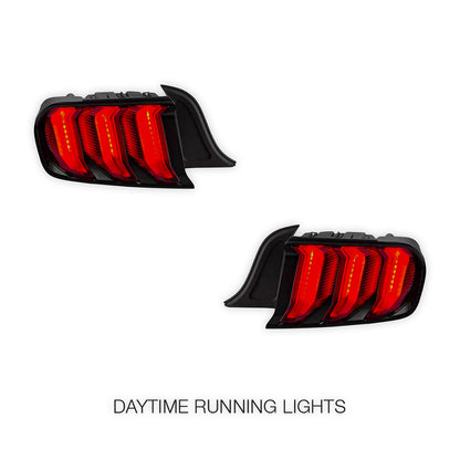 Ford Mustang FM / FN (2015 - 2021) Sequential Red Full LED Tail Lights LH + RH