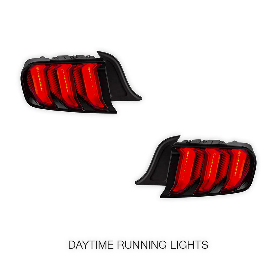 Ford Mustang FM / FN (2015 - 2021) Sequential Red Full LED Tail Lights LH + RH