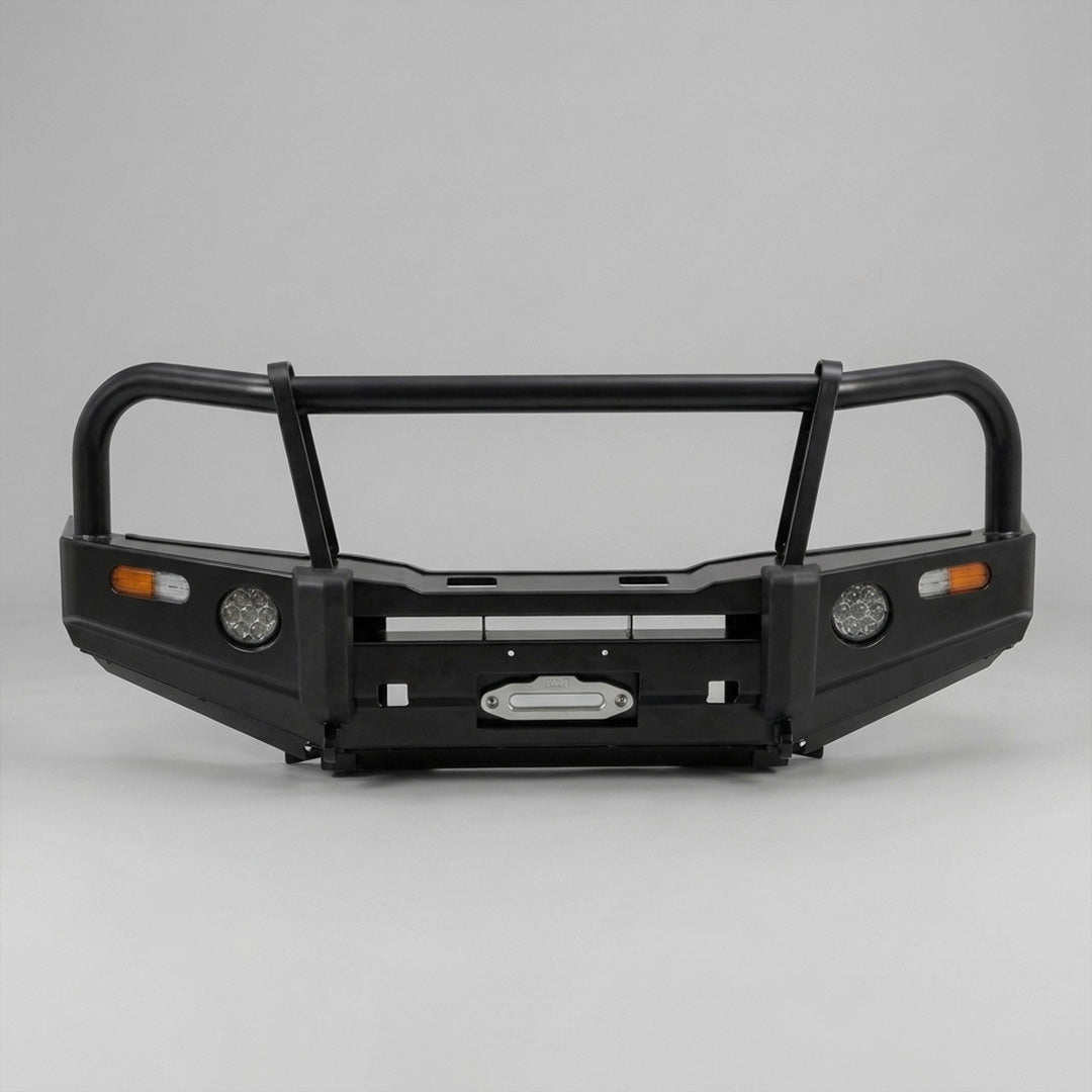 DMS Nissan Navara D40 Spain Built (2010 - 2015) Triple Hoop 63mm 2.5 in. Steel Bull Bar ADR Compliant