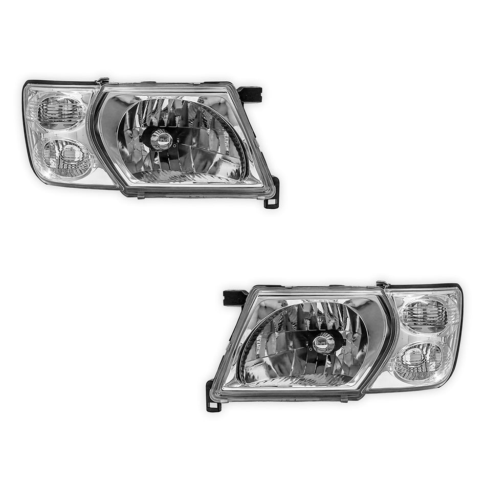 Nissan Patrol GU / Y61 Wagon / GU TY61 Cab Chassis Ute (2001 - 2007) Headlights & Corner Lights LH + RH