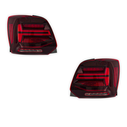 Volkswagen Polo 6R (2009 - 2017) Sequential Red LED Tail Lights LH + RH