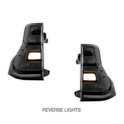 Toyota Prado 150 Series All Models (2010 - 2017) Sequential Smoked LED Tail Lights LH + RH