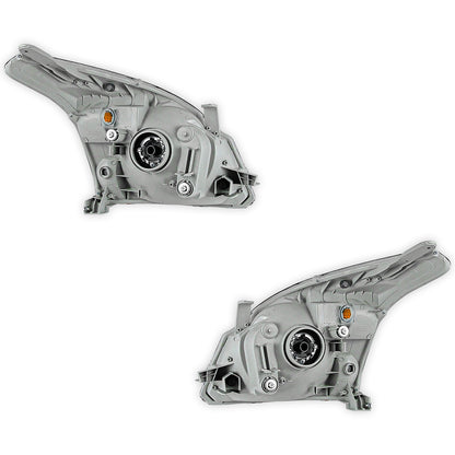 Toyota LandCruiser Prado 120 Series (2002 - 2009) Chrome OEM Style Headlights LH + RH