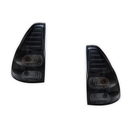 Toyota Prado 120 Series All Models (2003 - 2009) Smoked Black LED Tail Lights LH + RH