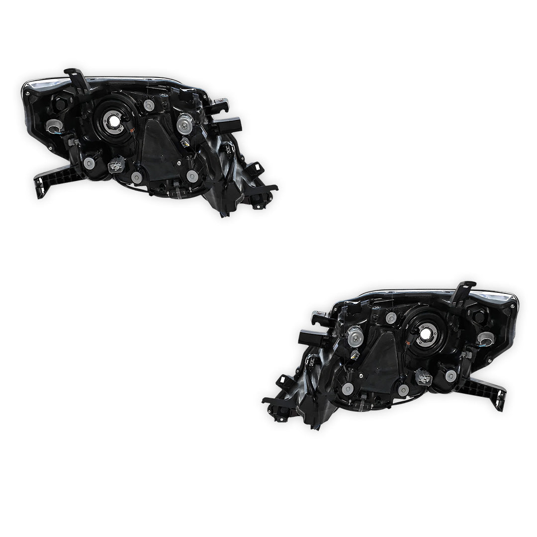 Toyota LandCruiser Prado GRJ150 / KDJ150 Series 2 (2013 - 2017) Black LED DRL Headlights LH + RH