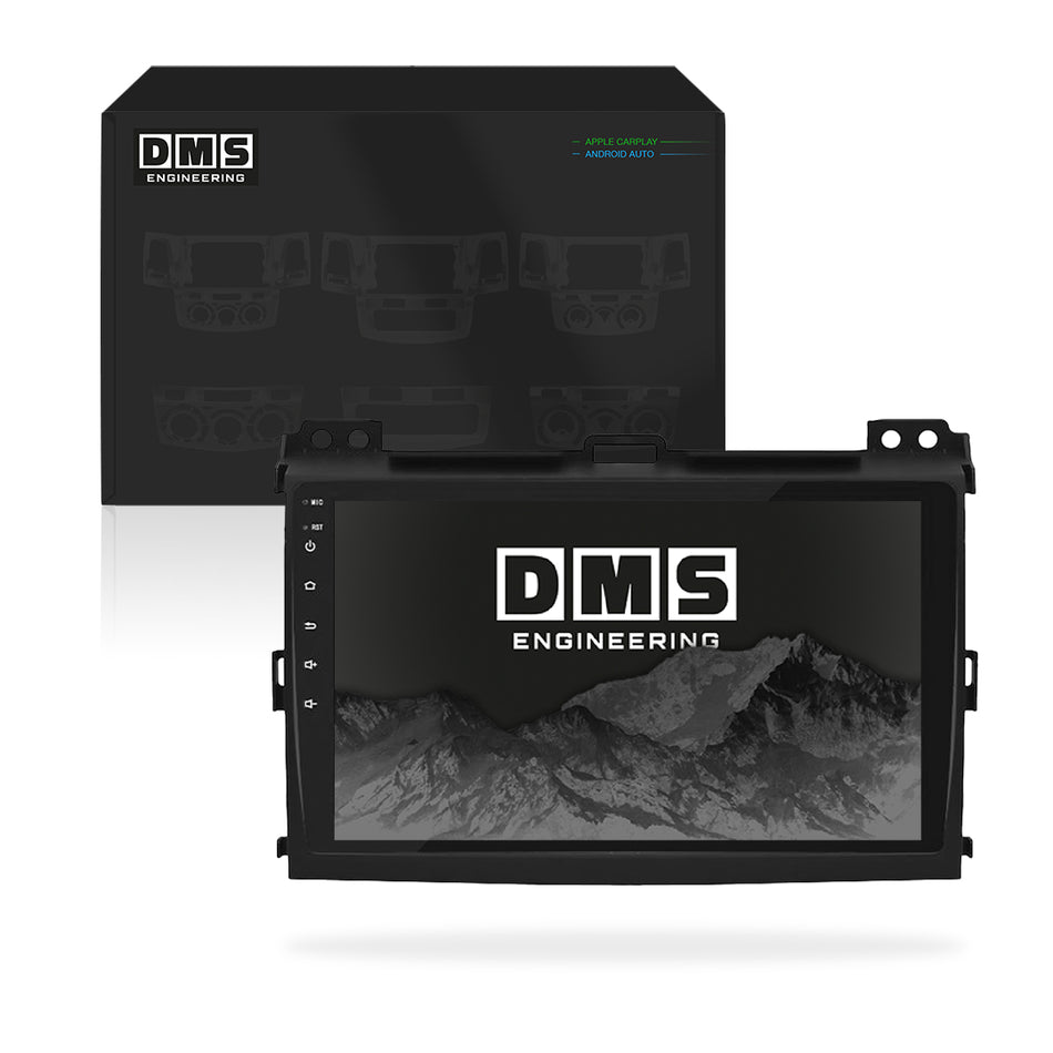 Toyota LandCruiser Prado 120 Series (2003 - 2009) 9" 13.3" Wireless Android 15 Head Unit for Apple CarPlay / Android Auto