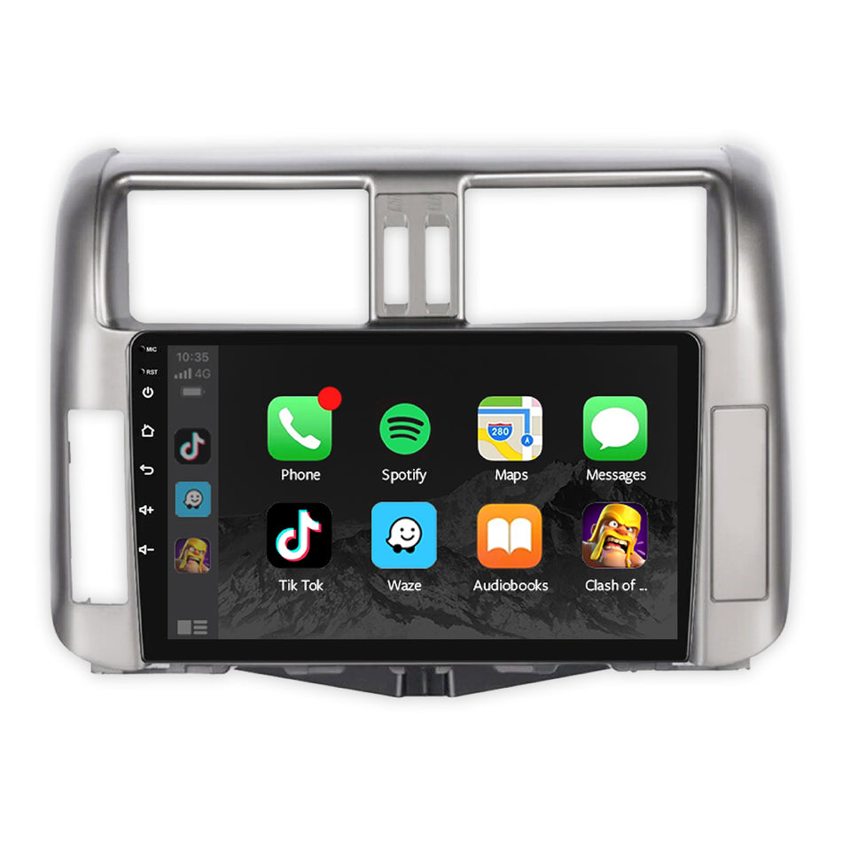 Toyota LandCruiser Prado 150 Series (2009 - 2013) 9" Wireless Android 13 Head Unit for Apple CarPlay / Android Auto